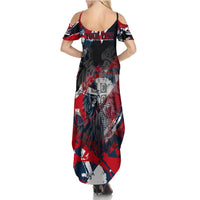 Serbia Summer Maxi Dress Like the Phoenix – Rising from Ashes with Pride and Power