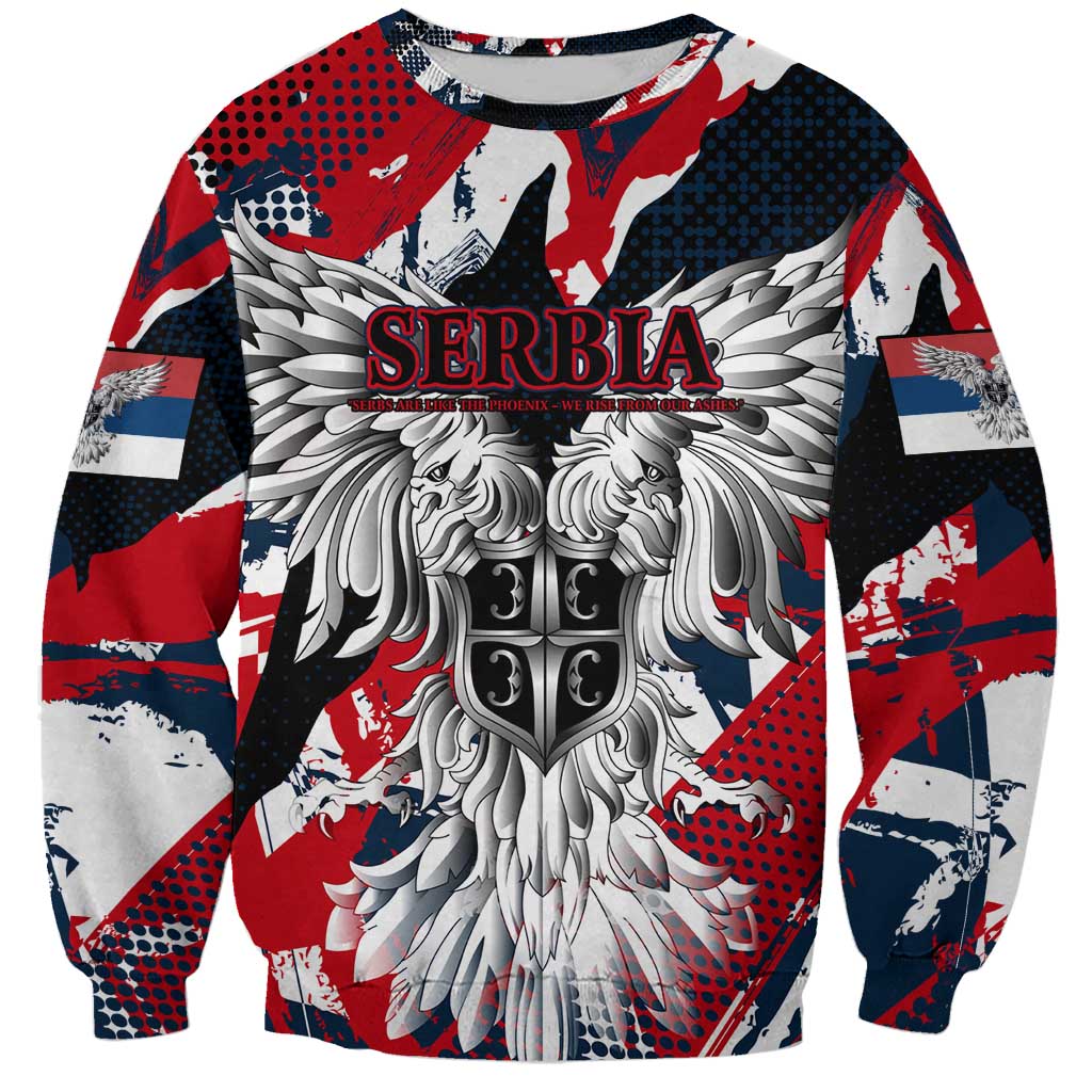 Serbia Sweatshirt Like the Phoenix – Rising from Ashes with Pride and Power