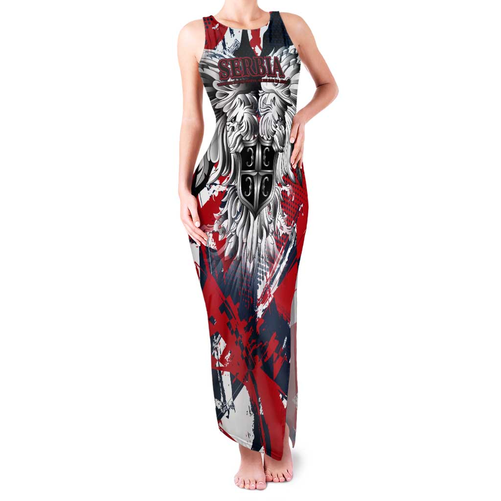 Serbia Tank Maxi Dress Like the Phoenix – Rising from Ashes with Pride and Power