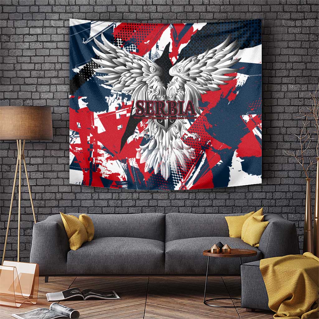 Serbia Tapestry Like the Phoenix – Rising from Ashes with Pride and Power