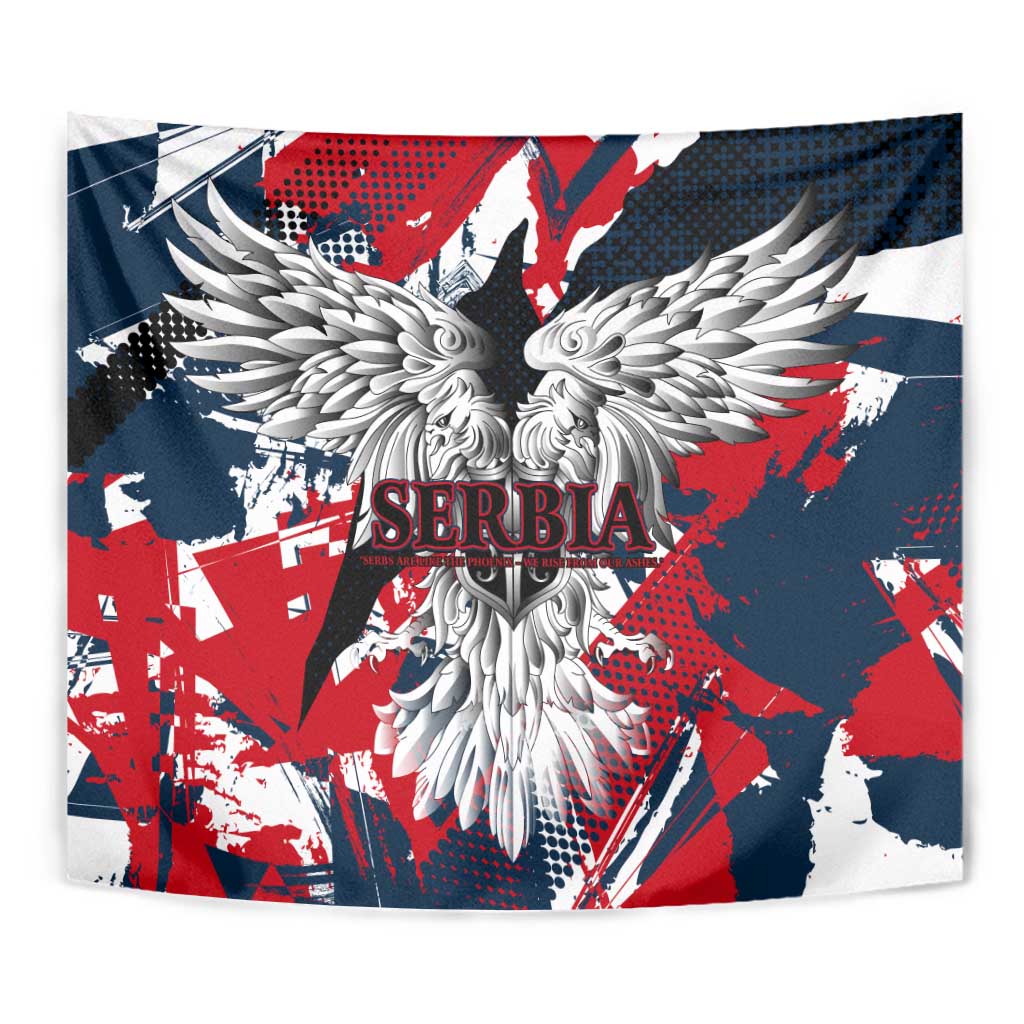 Serbia Tapestry Like the Phoenix – Rising from Ashes with Pride and Power