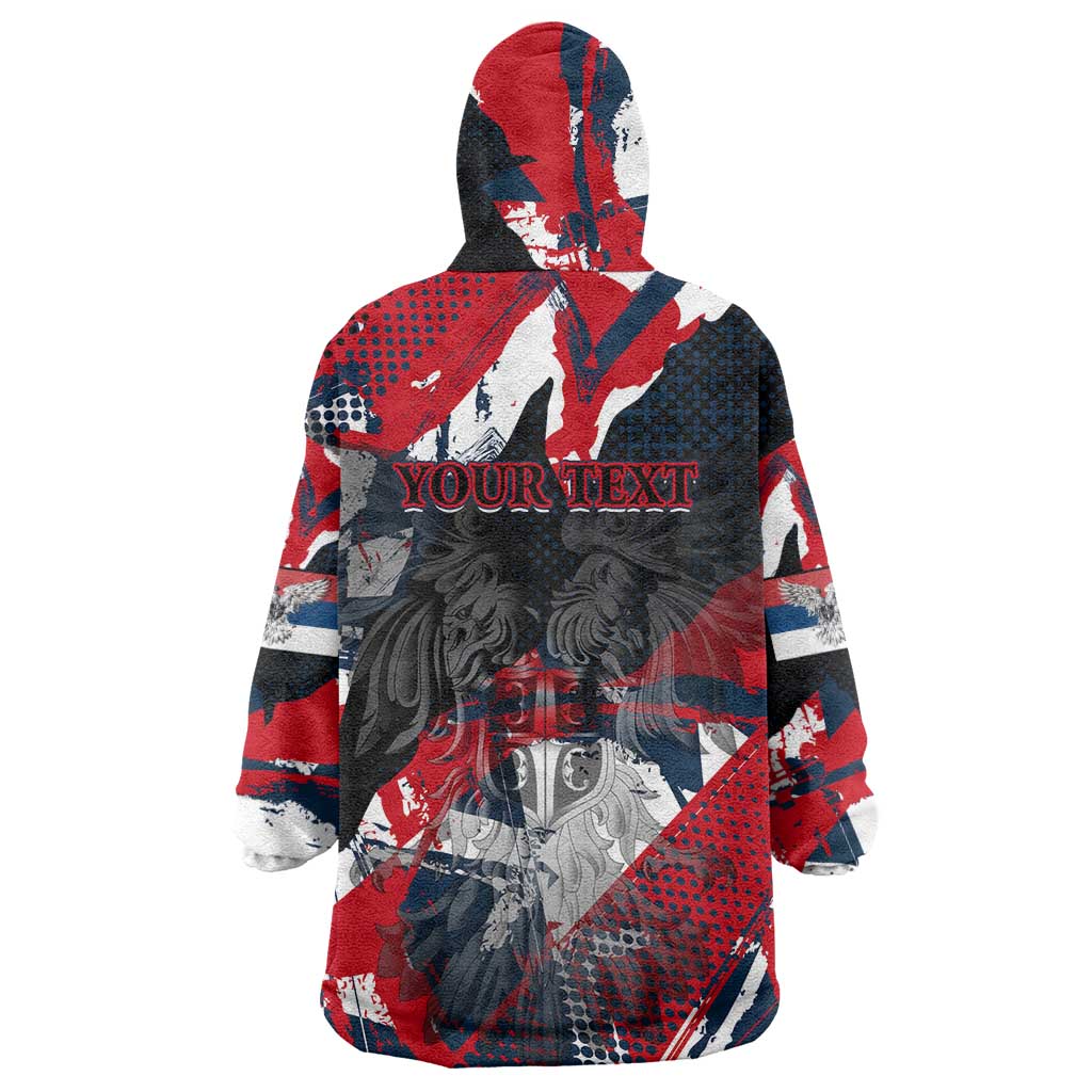Serbia Wearable Blanket Hoodie Like the Phoenix – Rising from Ashes with Pride and Power
