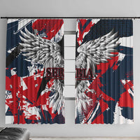 Serbia Window Curtain Like the Phoenix – Rising from Ashes with Pride and Power