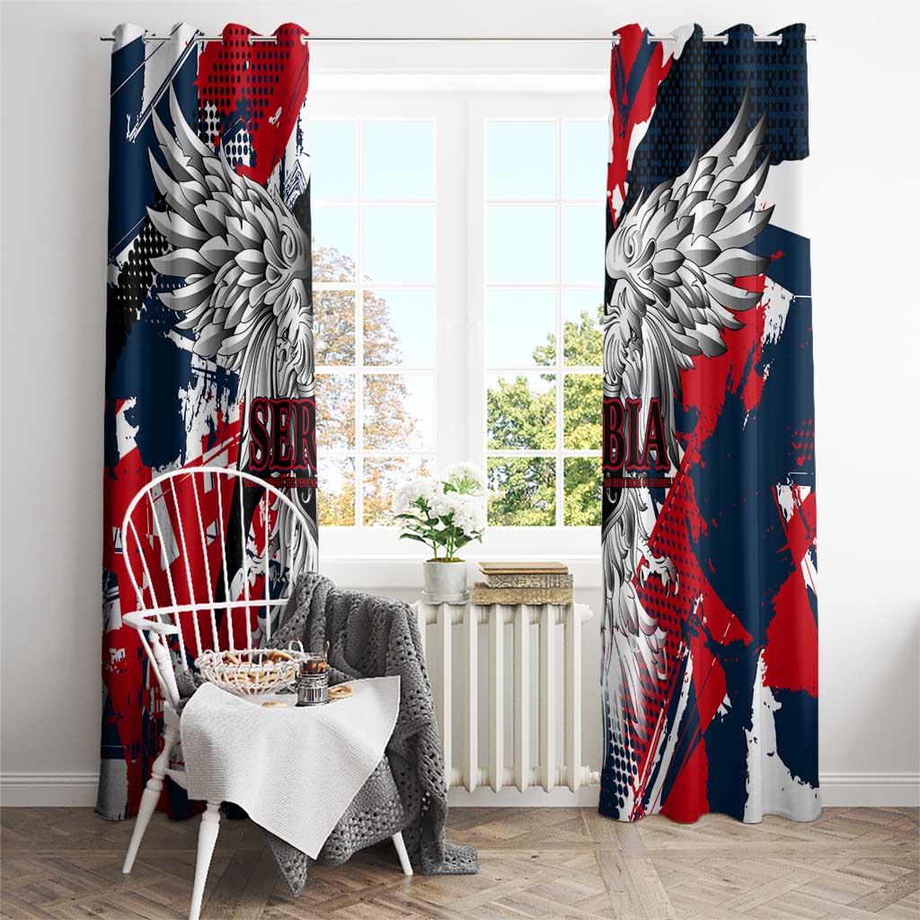 Serbia Window Curtain Like the Phoenix – Rising from Ashes with Pride and Power
