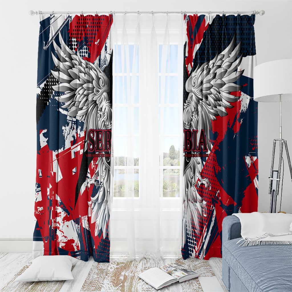 Serbia Window Curtain Like the Phoenix – Rising from Ashes with Pride and Power