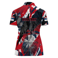 Serbia Women Polo Shirt Like the Phoenix – Rising from Ashes with Pride and Power