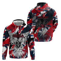 Serbia Zip Hoodie Like the Phoenix – Rising from Ashes with Pride and Power