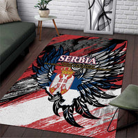 Serbia Area Rug Wings of the Nation Crown of Heritage