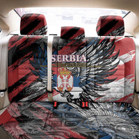Serbia Back Car Seat Cover Wings of the Nation Crown of Heritage