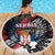 Serbia Beach Blanket Wings of the Nation Crown of Heritage
