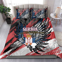 Serbia Bedding Set Wings of the Nation Crown of Heritage