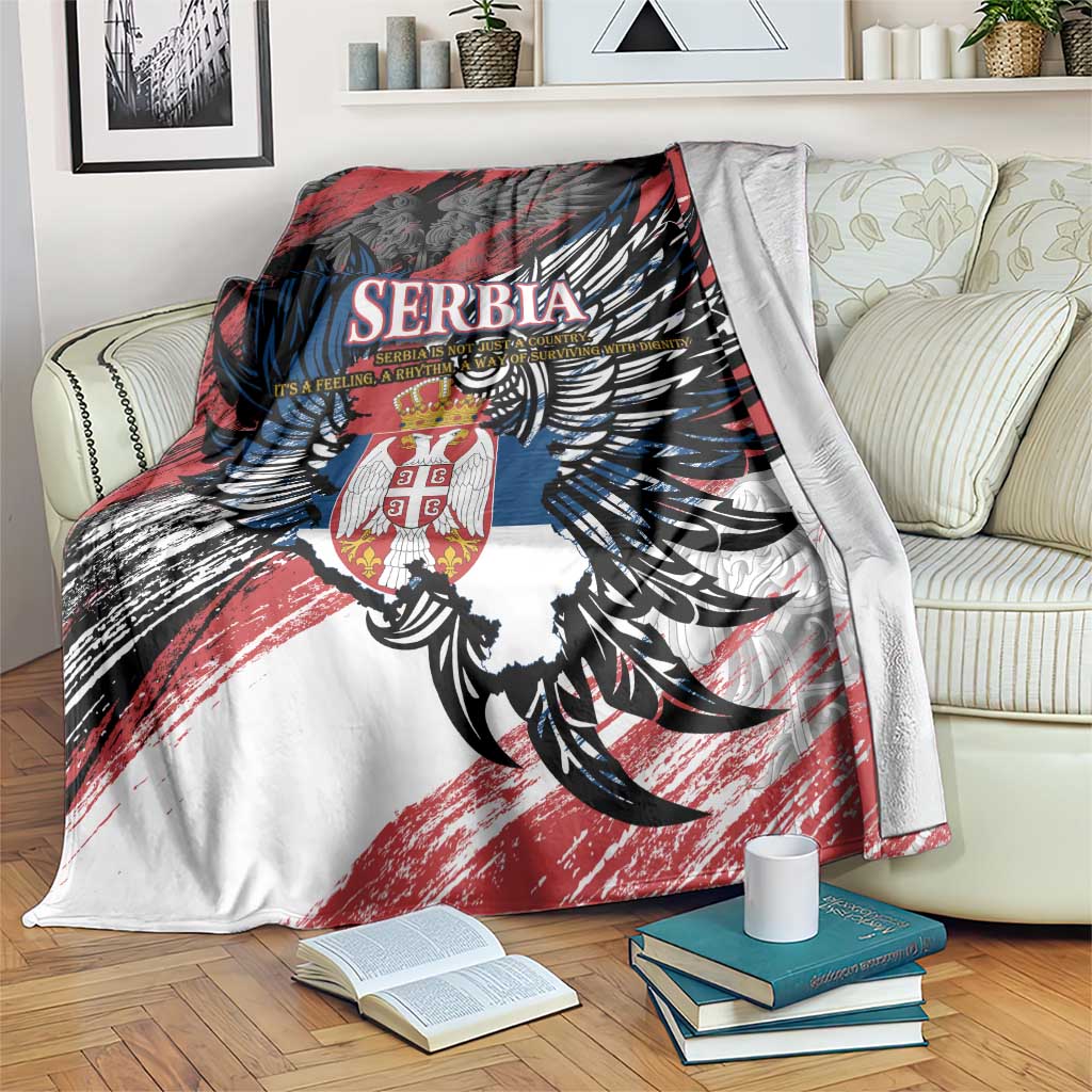 Serbia Blanket Wings of the Nation Crown of Heritage