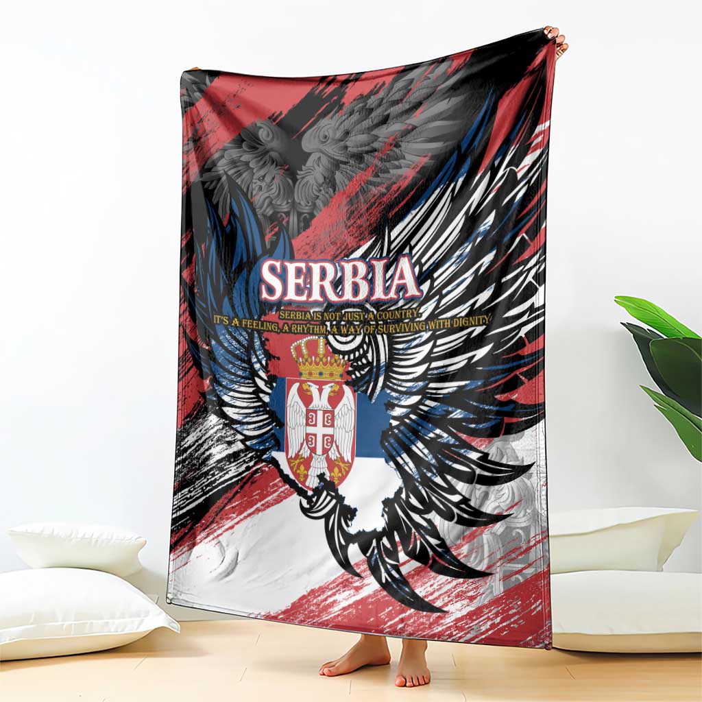 Serbia Blanket Wings of the Nation Crown of Heritage