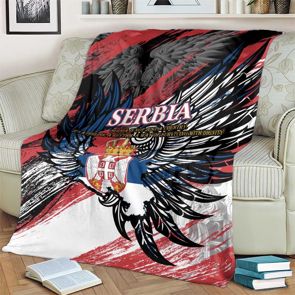 Serbia Blanket Wings of the Nation Crown of Heritage