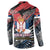 Serbia Button Sweatshirt Wings of the Nation Crown of Heritage