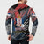 Serbia Button Sweatshirt Wings of the Nation Crown of Heritage