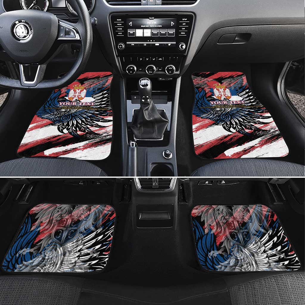 Serbia Car Mats Wings of the Nation Crown of Heritage