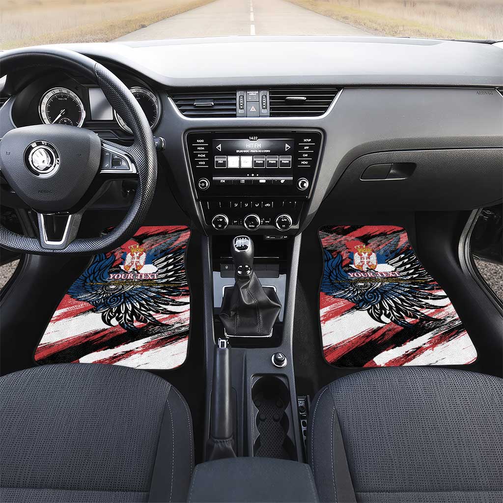Serbia Car Mats Wings of the Nation Crown of Heritage