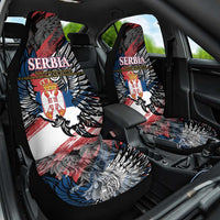 Serbia Car Seat Cover Wings of the Nation Crown of Heritage