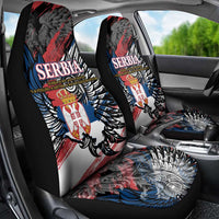 Serbia Car Seat Cover Wings of the Nation Crown of Heritage