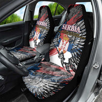 Serbia Car Seat Cover Wings of the Nation Crown of Heritage