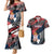 Serbia Couples Matching Mermaid Dress and Hawaiian Shirt Wings of the Nation Crown of Heritage