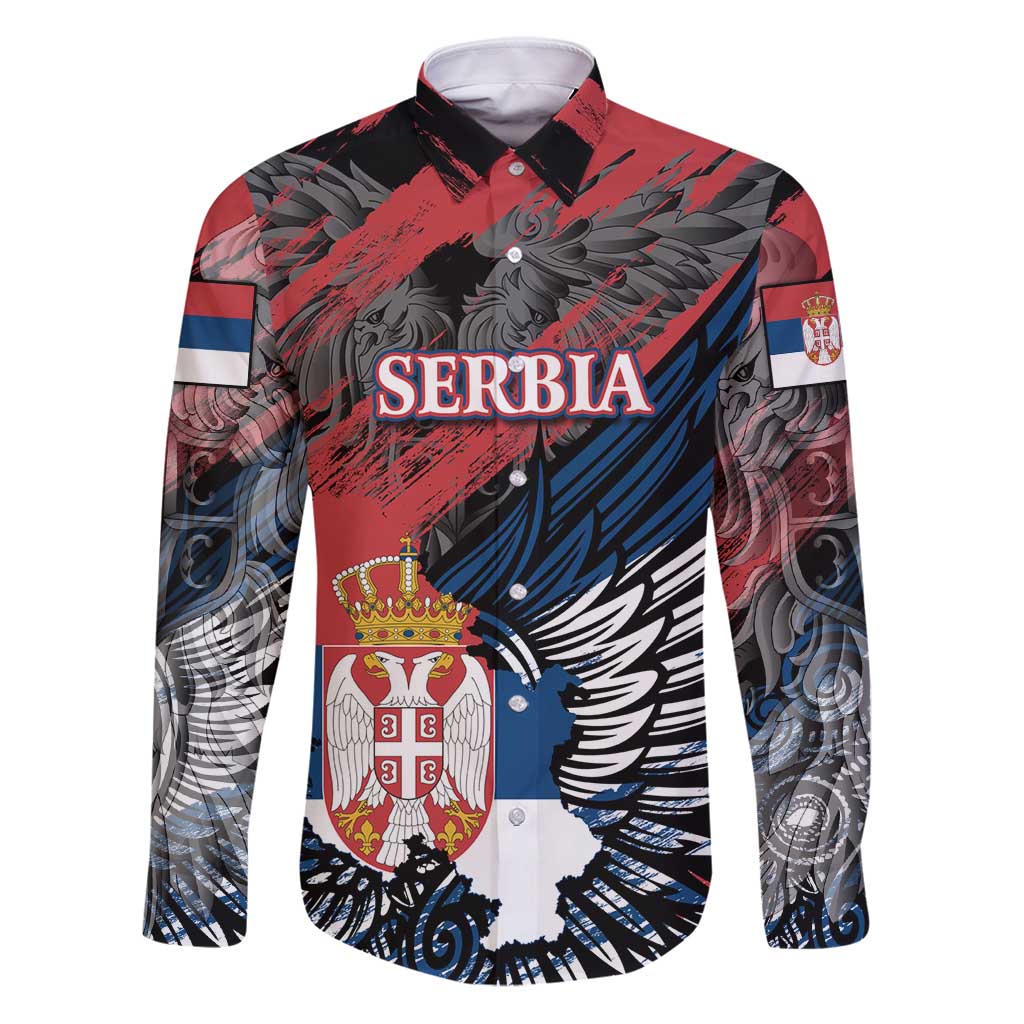 Serbia Family Matching Puletasi and Hawaiian Shirt Wings of the Nation Crown of Heritage