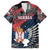 Serbia Family Matching Tank Maxi Dress and Hawaiian Shirt Wings of the Nation Crown of Heritage