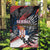 Serbia Garden Flag Wings of the Nation Crown of Heritage