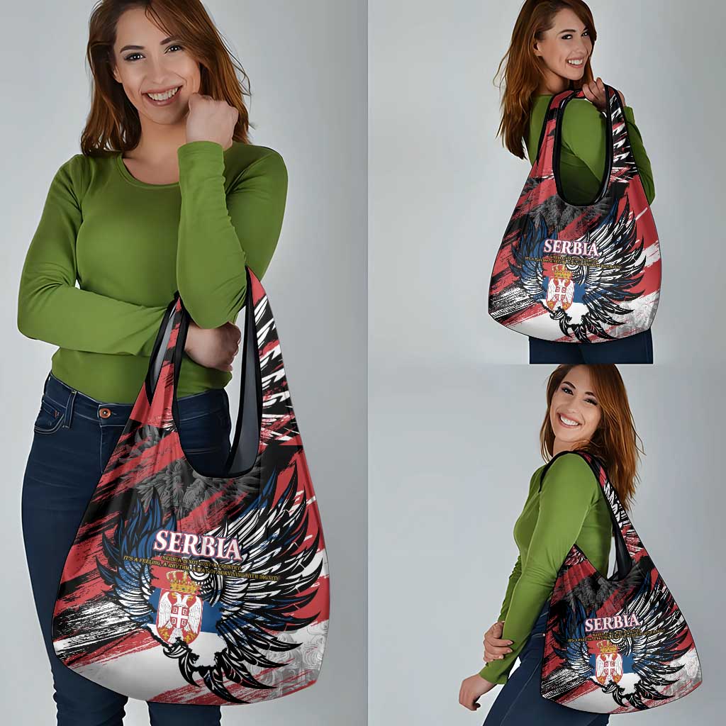 Serbia Grocery Bag Wings of the Nation Crown of Heritage
