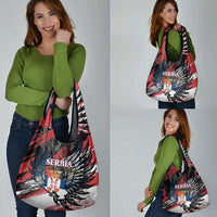 Serbia Grocery Bag Wings of the Nation Crown of Heritage