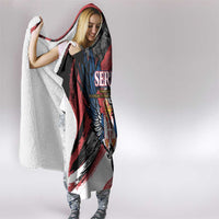 Serbia Hooded Blanket Wings of the Nation Crown of Heritage