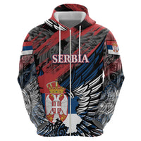 Serbia Hoodie Wings of the Nation Crown of Heritage