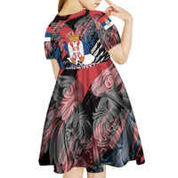 Serbia Kid Short Sleeve Dress Wings of the Nation Crown of Heritage