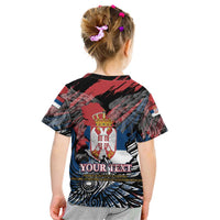Serbia Kid T Shirt Wings of the Nation Crown of Heritage