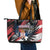 Serbia Leather Tote Bag Wings of the Nation Crown of Heritage