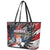 Serbia Leather Tote Bag Wings of the Nation Crown of Heritage