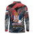Serbia Long Sleeve Polo Shirt Wings of the Nation Crown of Heritage
