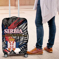 Serbia Luggage Cover Wings of the Nation Crown of Heritage