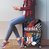 Serbia Luggage Cover Wings of the Nation Crown of Heritage