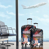 Serbia Luggage Cover Wings of the Nation Crown of Heritage
