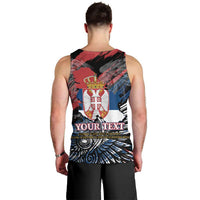 Serbia Men Tank Top Wings of the Nation Crown of Heritage