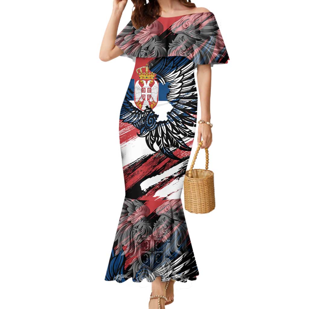Serbia Mermaid Dress Wings of the Nation Crown of Heritage