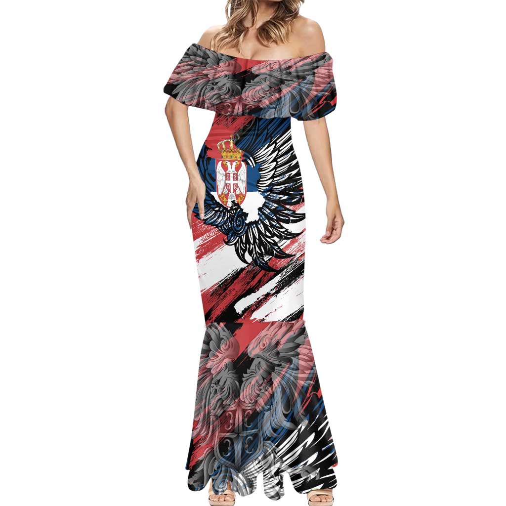 Serbia Mermaid Dress Wings of the Nation Crown of Heritage