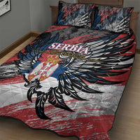 Serbia Quilt Bed Set Wings of the Nation Crown of Heritage
