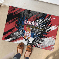 Serbia Rubber Doormat Wings of the Nation Crown of Heritage