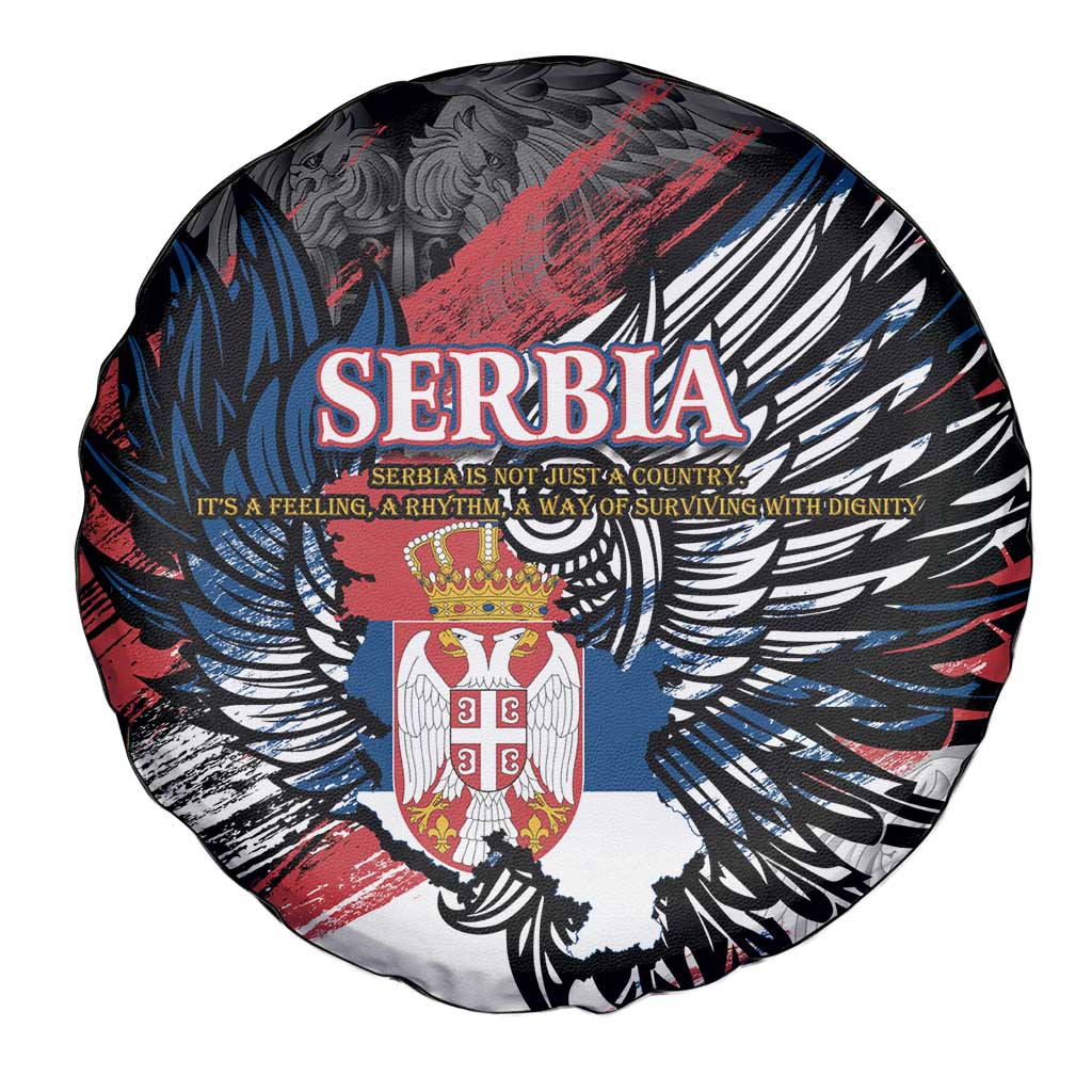 Serbia Spare Tire Cover Wings of the Nation Crown of Heritage
