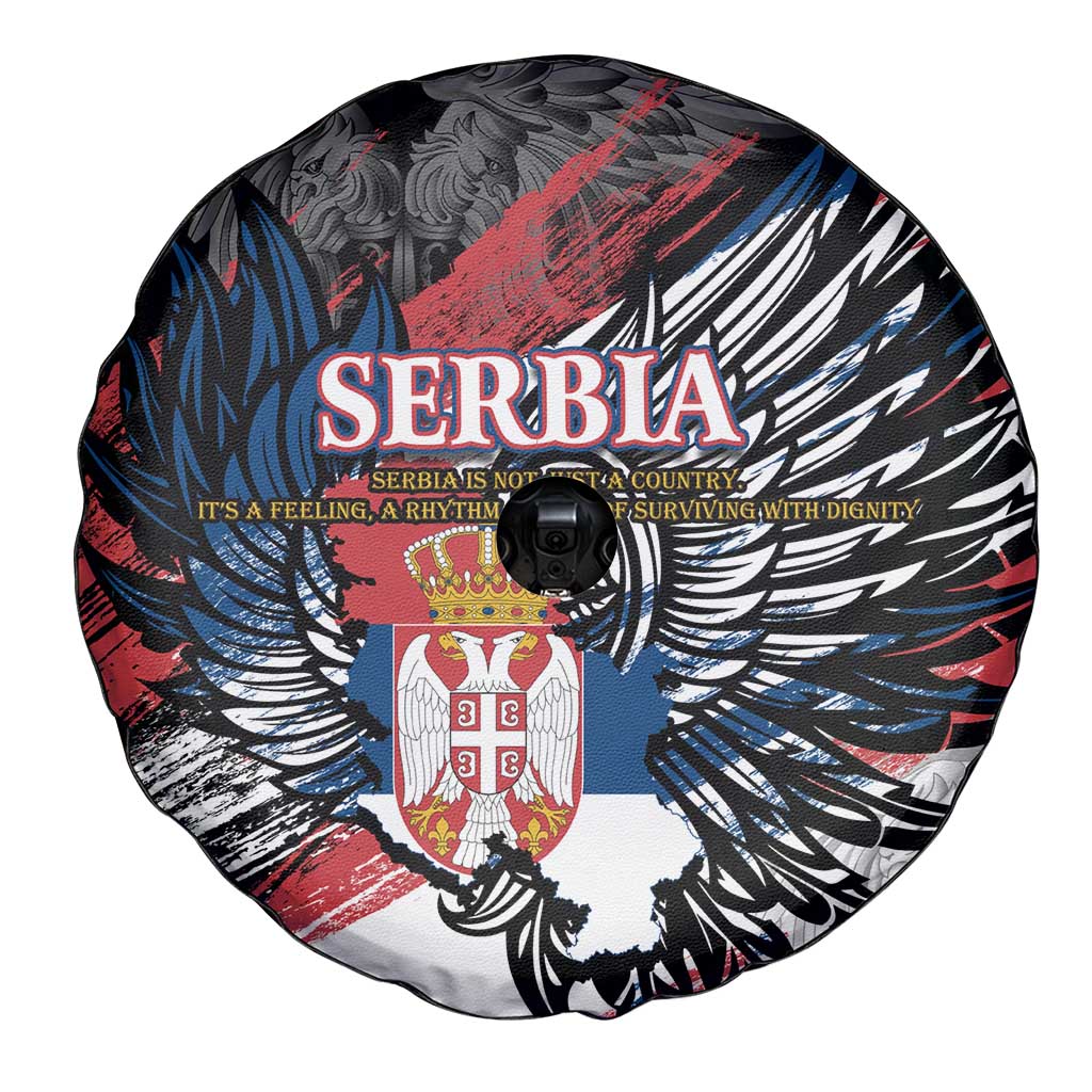 Serbia Spare Tire Cover Wings of the Nation Crown of Heritage