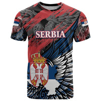 Serbia T Shirt Wings of the Nation Crown of Heritage
