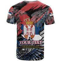 Serbia T Shirt Wings of the Nation Crown of Heritage